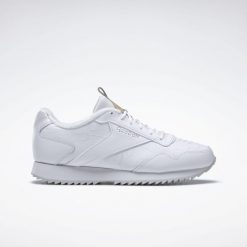 Buty do chodzenia damskie Reebok Royal Glide. Białe obuwie sportowe damskie Reebok, bez wzorów, z jeansu, trekkingowe, Reebok Royal. Za 232.00 zł.