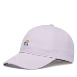Czapka z daszkiem Calvin Klein. Fioletowe czapki i kapelusze damskie Calvin Klein, bez wzorów. Za 169.99 zł.