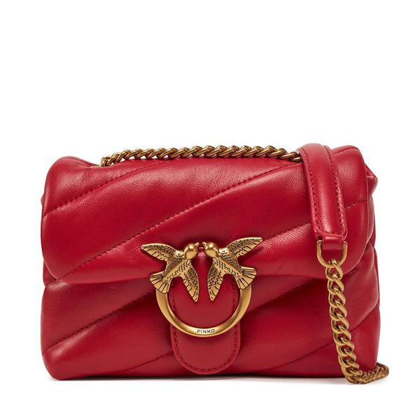 Torebka PINKO. Czerwone torebki do ręki damskie Pinko, bez wzorów, wizytowe, bez dodatków. Za 749.99 zł.