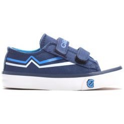Niebieskie Trampki Happily. Niebieskie buty sportowe chłopięce Born2be, z materiału. Za 49.99 zł.