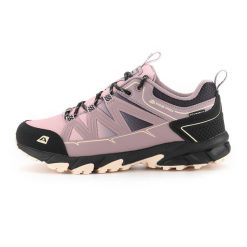 Niskie buty turystycznie damskie Alpine Pro Uhese. Fioletowe obuwie sportowe damskie Alpine Pro, bez wzorów, z gumy, trekkingowe. Za 399.00 zł.