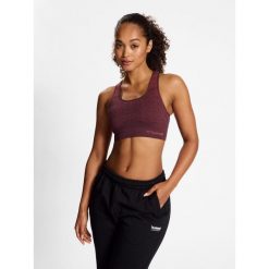 Biustonosz dla kobiet Hummel Mt Fade. Brązowe obuwie sportowe damskie Hummel, bez wzorów, na fitness i siłownię. Za 148.50 zł.