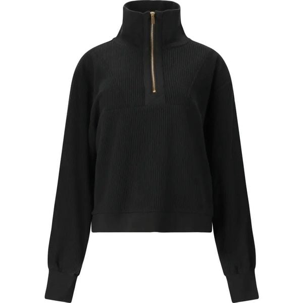 Bluza damska Athlecia Hecey. Czarne bluzy damskie Athlecia, bez wzorów, z materiału, bez kaptura. Za 251.50 zł.