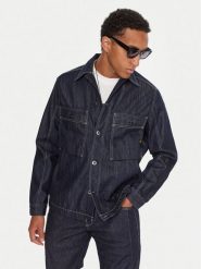G-Star Raw Koszula jeansowa Mosa D26462-D577 Granatowy Relaxed Fit. Niebieskie koszule męskie G-Star Raw, m, bez wzorów, z bawełny, retro, bez kołnierzyka, bez ramiączek. Za 539.99 zł.