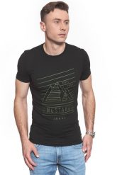 MUSTANG Aaron C Print 1009979 4142. T-shirty męskie Mustang, m, bez wzorów, bez kołnierzyka. W wyprzedaży za 39.99 zł.