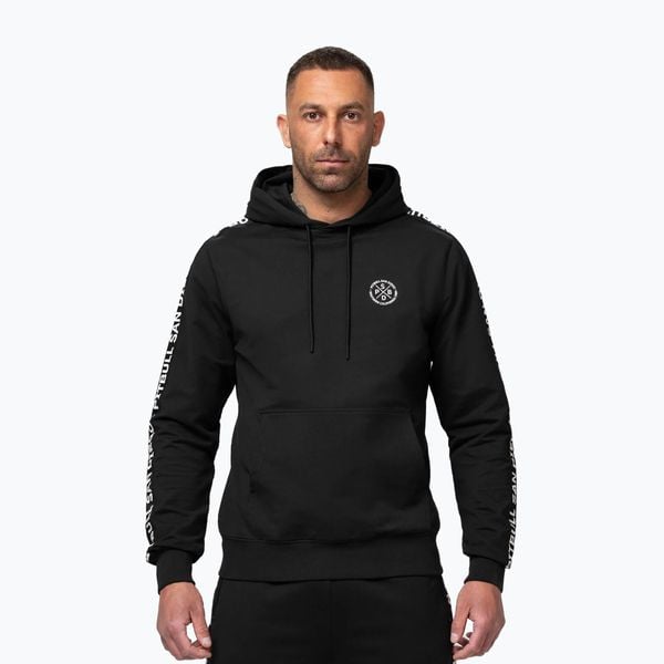 Bluza męska Pitbull Tape Parker Hooded. Czarne bluzy męskie PITBULL, m, bez wzorów, z bawełny, bez kaptura. Za 199.99 zł.