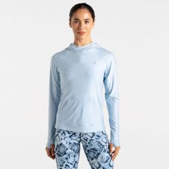 Damska bluza sportowa z kapturem Sprint City. Niebieskie bluzy sportowe damskie Dare 2b, bez wzorów, z kapturem, do biegania. W wyprzedaży za 153.30 zł.