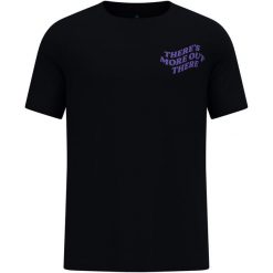 Koszulka męska Odlo ESSENTIAL PRINT T-shirt crew neck s/s. Czarne t-shirty męskie Odlo, l, bez wzorów, z materiału, bez kołnierzyka. Za 199.99 zł.
