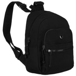 Plecak damski Peterson PTN CSM-12 czarny. Czarne plecaki damskie Peterson, bez wzorów, eleganckie. Za 99.99 zł.