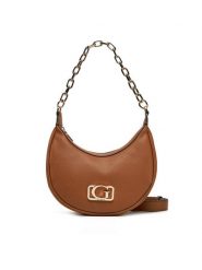 Guess Torebka HWBG96 42010 Brązowy. Brązowe torebki do ręki damskie Guess, z aplikacjami, ze skóry, bez dodatków. Za 339.99 zł.