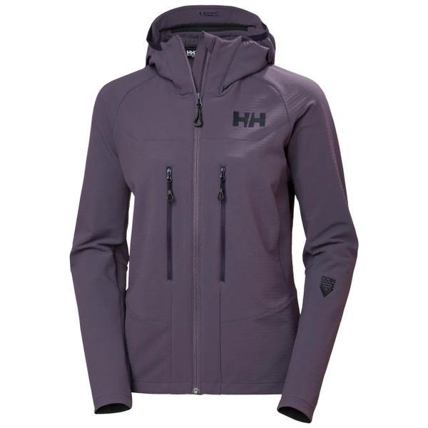 Damska kurtka narciarska Helly Hansen Odin Pro Shield. Fioletowe kurtki snowboardowe damskie Helly Hansen, l, bez wzorów, z elastanu, bez kaptura, narciarskie. Za 865.00 zł.