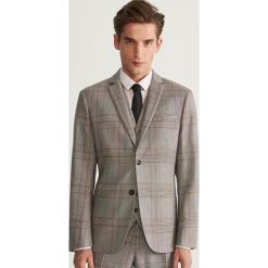 Marynarka garniturowa w kratę super slim fit - Jasny szar. Marynarki męskie marki Giacomo Conti. W wyprzedaży za 179.99 zł.
