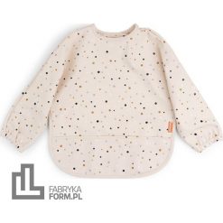 Śliniak z rękawami Happy Dots 6-18 m różowy. Czerwone śliniaki dla dzieci Done by deer, bez wzorów. Za 99.00 zł.