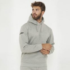 Oversize bluza sportowa z kapturem SPALATO. Szare bluzy męskie Legea, l, bez wzorów, ze skóry, z kapturem. Za 120.00 zł.