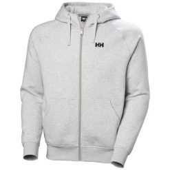 Bluza z kapturem z pełnym zamkiem błyskawicznym Helly Hansen Elevate. Szare bluzy męskie Helly Hansen, na lato, m, bez wzorów, z bawełny, z kapturem. Za 507.00 zł.