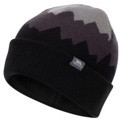 Męska Czapka Cobbler Beanie. Niebieskie czapki i kapelusze męskie Trespass, bez wzorów, z dzianiny. Za 34.99 zł.