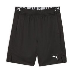 Szorty Puma 7" Full Ultrabreathe. Czarne krótkie spodenki sportowe męskie Puma, l, bez wzorów, z materiału, na fitness i siłownię. Za 153.15 zł.