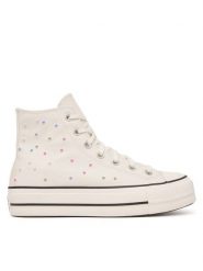 Converse Trampki Chuck Taylor All Star Lift Platform Mini Studs A19140C Écru. Trampki i tenisówki damskie Converse, bez wzorów, z materiału, retro, bez zapięcia. Za 449.99 zł.