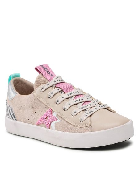 Geox Sneakersy J Kilwi G. A J25D5A 022BC C5000 M Beżowy. Brązowe buty sportowe dziewczęce Geox, bez wzorów, ze skóry, bez zapięcia. Za 309.99 zł.