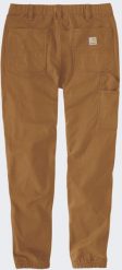 Spodnie Carhartt Rugged Flex Canvas Jogger Brown. Brązowe spodnie sportowe męskie Carhartt, m, bez wzorów. Za 334.28 zł.