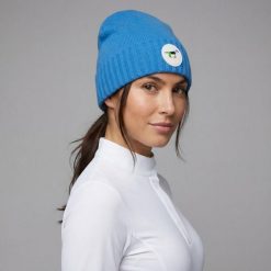 Cienka czapka jeździecka GALOP WEAR merino kaszmir. Niebieskie czapki i kapelusze damskie GALOP WEAR, na zimę, bez wzorów, z kaszmiru. Za 122.55 zł.