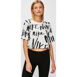 Nike Sportswear - Top. Szare topy damskie Nike Sportswear, z krótkim rękawem. Za 99.90 zł.