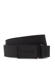 BOSS Pasek Icon-S1 50471333 Czarny. Czarne paski damskie Boss, bez wzorów. Za 499.99 zł.