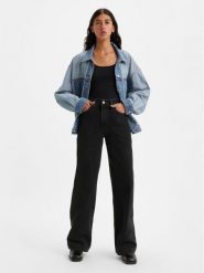 Levi's® Jeansy Ribcage A6081-0001 Czarny Wide Leg. Czarne jeansy damskie . Za 619.99 zł.
