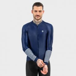 Męska koszulka rowerowa z krótkim rękawem Kolarstwo Siroko M2 Alpine. Białe bluzy męskie SIROKO, z jersey, bez zapięcia, rowerowe. Za 381.00 zł.