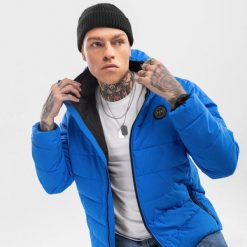 Kurtka puchowa Lifestyle męska Siroko Globe wodoodporna. Niebieskie kurtki męskie SIROKO, m, bez wzorów, z puchu, bez kaptura. Za 801.00 zł.