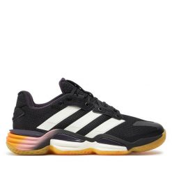 Buty halowe adidas. Czarne obuwie sportowe damskie Adidas, bez wzorów. Za 599.99 zł.
