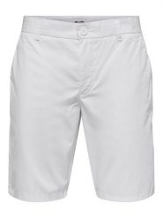 Only & Sons Szorty materiałowe Skal 22034682 Écru Slim Fit. Szorty męskie Only & Sons, m, bez wzorów, z materiału. Za 89.99 zł.