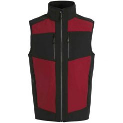 Męska Kamizelka Softshell EVolve. Czarne kurtki sportowe męskie Regatta, l, bez wzorów, z softshellu, trekkingowe. Za 169.99 zł.