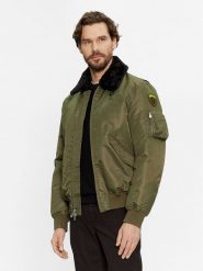 Blauer Kurtka bomber 23WBLUC02132 Zielony Regular Fit. Zielone kurtki męskie Blauer, m, bez wzorów, z syntetyku, bez kaptura. Za 2,609.00 zł.