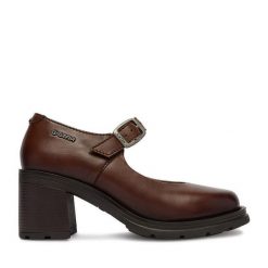 Czółenka G-Star Raw. Brązowe czółenka damskie G-Star Raw, bez wzorów, retro, bez obcasa, bez zapięcia. Za 299.99 zł.