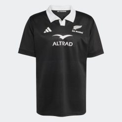 Koszulka do rugby ADIDAS All Blacks Replika Nowa Zelandia 2025. Koszulki sportowe męskie Adidas, xl, bez wzorów, bez kołnierzyka, bez ramiączek, na fitness i siłownię. Za 399.99 zł.