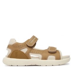 Sandały Biomecanics. Brązowe sandały chłopięce Biomecanics, bez zapięcia. Za 309.99 zł.