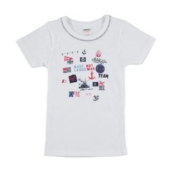 Koszulka w kolorze białym. T-shirty dla chłopców marki Absorba & DIM. W wyprzedaży za 12.95 zł.