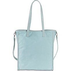 Torba shopper z bawełny kanwy bonprix morski pastelowy. Torby na ramię damskie marki bonprix. Za 74.99 zł.