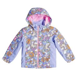 Kurtka narciarska dla dzieci Roxy Snowy Tale 10K. Fioletowe kurtki i płaszcze dla dziewczynek Roxy, na zimę, bez wzorów, z poliesteru, bez kaptura. Za 272.00 zł.