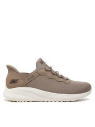Skechers Sneakersy Bobs Sport Squad Chaos 117500/TPE Beżowy. Brązowe obuwie sportowe damskie Skechers, bez wzorów, z materiału. Za 239.99 zł.
