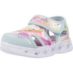 Sandały SKECHERS CUTIE CLOUDS Wielokolorowy. Sandały damskie Skechers, bez wzorów, z syntetyku, bez obcasa, bez zapięcia. Za 179.99 zł.