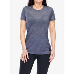 Koszulka merino damska Sensor Merino Lite Tee SS. Niebieskie koszulki sportowe damskie Sensor, bez wzorów, bez kołnierzyka, bez ramiączek. Za 214.99 zł.