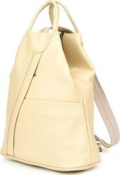 Vera Pelle Beżowy Vera Pelle włoski Plecak Skórzany damski mały T52. Brązowe plecaki damskie Vera Pelle, bez wzorów. Za 241.99 zł.