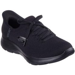 Adidasy Skechers Summits-new Daily, Kobiety. Czarne obuwie sportowe damskie Skechers, bez wzorów, trekkingowe. Za 329.99 zł.