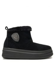 Blauer Śniegowce Emery 02 F4EMERY02 Czarny. Czarne śniegowce i trapery damskie Blauer, ze skóry. Za 329.99 zł.