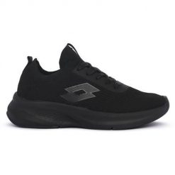 Buty do chodzenia damskie Lotto 1cl Speedride 1000 W. Czarne obuwie sportowe damskie Lotto, bez wzorów, z materiału, trekkingowe. Za 342.00 zł.