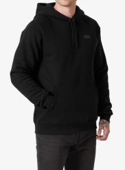 Bluza z kapturem męska Helly Hansen Elevate Hoodie. Czarne bluzy męskie Helly Hansen, l, bez wzorów, z bawełny, z kapturem. Za 465.50 zł.