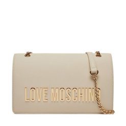 Torebka LOVE MOSCHINO. Białe torebki do ręki damskie Love Moschino, bez wzorów, wizytowe, bez dodatków. Za 530.99 zł.