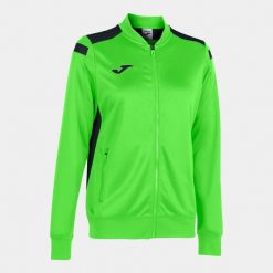 Bluza do piłki nożnej damska Joma Championship IV. Czarne bluzy damskie Joma, xl, bez wzorów, bez kaptura. W wyprzedaży za 122.00 zł.